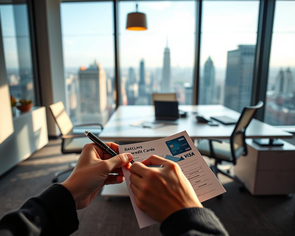 Barclays credit card application process